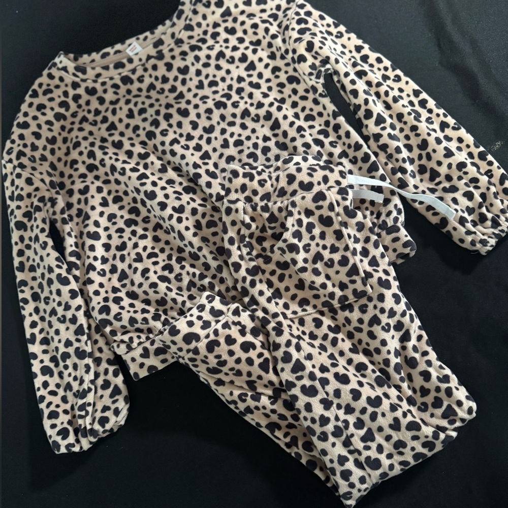 Cat & Jack Animal Print Fleece Set